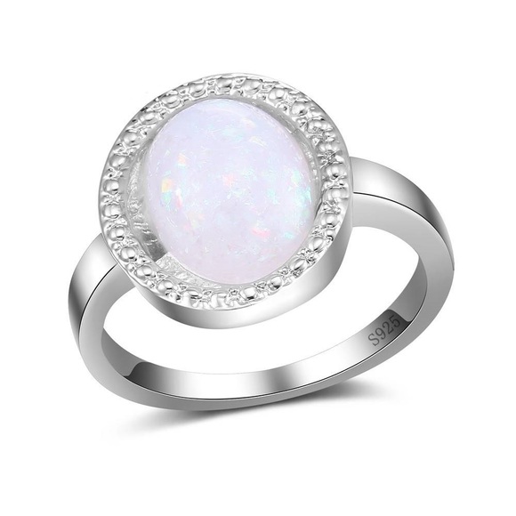 Haloed Opal Ring - Picture 6 of 6